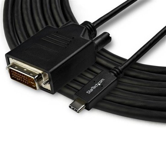 StarTech.com Câble adaptateur USB-C vers DVI de 3 m - Noir