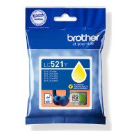 Brother LC521Y Cartouche d'encre originale - Jaune
