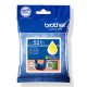 Brother LC521Y Cartouche d'encre originale - Jaune