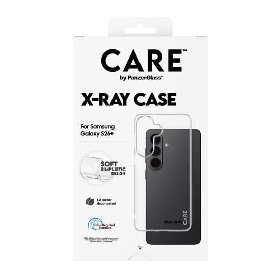 PanzerGlass CARE™ by ® X-Ray Case Samsung Galaxy S26+ coque de protection pour téléphones portables Housse Transparent