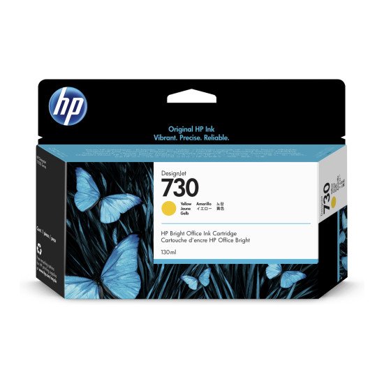 HP 730 P2V64A Yellow DesignJet cartouche d'encre Original Jaune