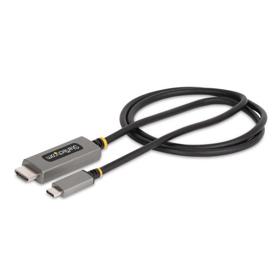 StarTech.com Câble Adaptateur USB-C vers HDMI de 1m, 8K 60Hz/4K 144Hz, HDR10 - Cordon USB Type-C vers HDMI 2.1 - Compatible USB-C DP Alt Mode/USB4/Thunderbolt 3/4 - Câble de Conversion Vidéo pour PC Portable