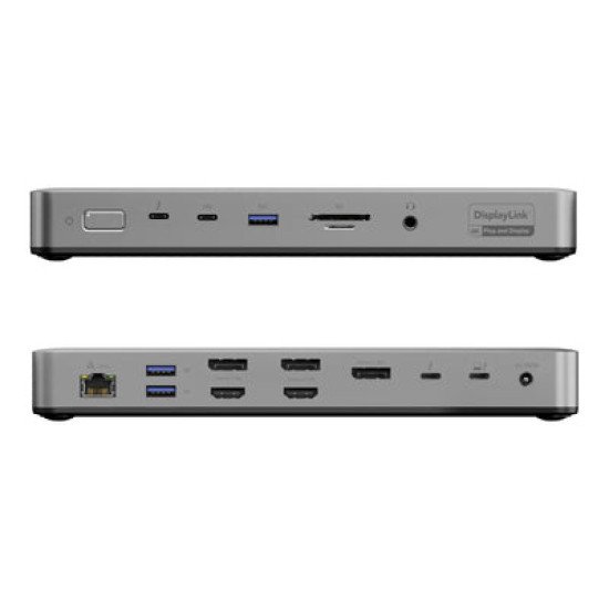 ALOGIC TB4DU4 station d'accueil Avec fil Thunderbolt Gris, Noir