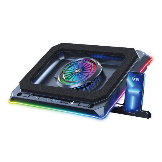 Conceptronic THYIA04B système de refroidissement pour ordinateurs portables 48,3 cm (19") 1700 tr/min Noir