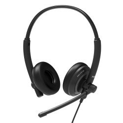 Port Designs PORT Connect 912005 casque Avec fil Arceau Appels/Musique USB Type-C / USB Type-A Noir
