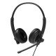 Port Designs PORT Connect 912005 casque Avec fil Arceau Appels/Musique USB Type-C / USB Type-A Noir