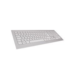CHERRY DW 8000 clavier sans fil QWERTY US Argent, Blanc