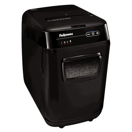 Fellowes AutoMax 200M destructeur de papier Découpage par micro-broyage Noir