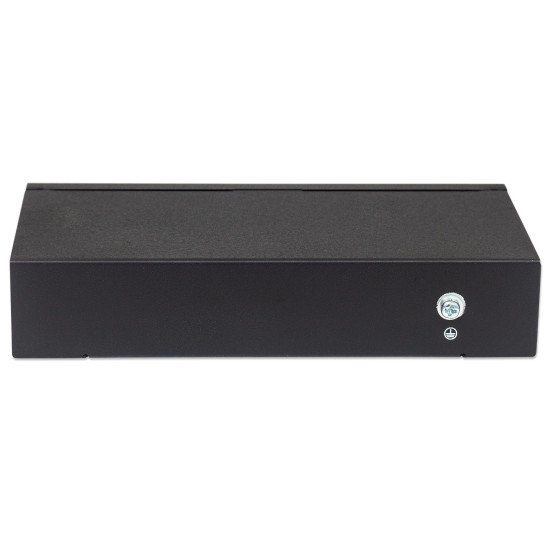 Intellinet Répéteur / prolongateur PoE+ Gigabit haute puissance 2 ports, compatible IEEE 802.3at/af (PoE+/PoE), boîtier métal, Alimentation par Ethernet, Power Over Ethernet, garantie de 3 ans