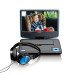 Lenco DVP-910 Lecteur DVD portable Convertible 22,9 cm (9") Noir, Bleu