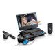 Lenco DVP-910 Lecteur DVD portable Convertible 22,9 cm (9") Noir, Bleu