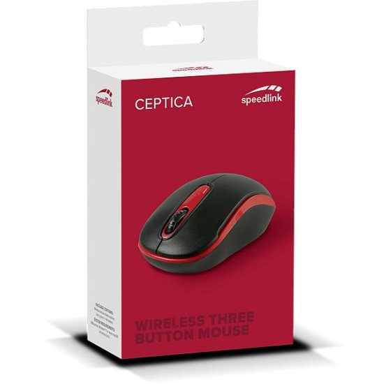 SPEEDLINK Ceptica souris Bureau Ambidextre RF sans fil Optique 1600 DPI