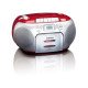 Lenco SCD-420 Lecteur CD portable Noir, Rouge