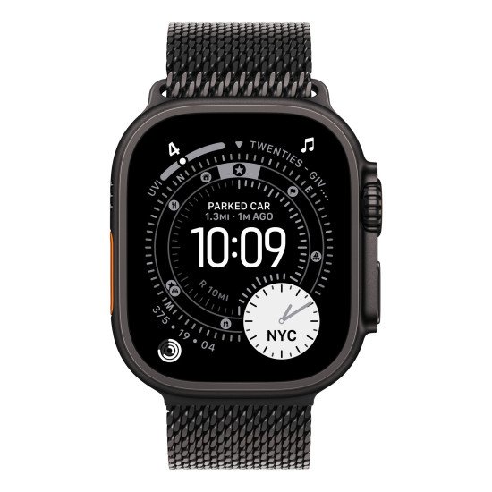 Apple MGHR4ZM/A accessoire intelligent à porter sur soi Bande Noir Titane