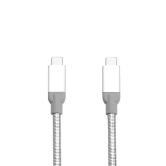 Verbatim Câble de synchronisation et de charge USB-C à USB-C USB 3.1 GÉN 2 de en acier inoxydable de 30 cm