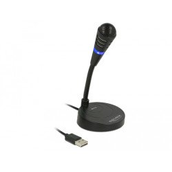 DeLOCK 65868 Noir Microphone PC