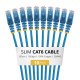 StarTech.com N6PAT100CMBLS10PK câble de réseau Bleu 1 m Cat6 U/UTP (UTP)