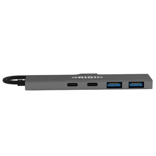 Origin Storage Origin 4 Ports - 2 USB3.2 & 2 Type C Gen1 Hub Avec fil USB 3.2 Gen 1 (3.1 Gen 1) Type-A + Type-C Gris Origin Storage Origin 4 Ports - 2 USB3.2 & 2 Type C Gen1 Hub Avec fil USB 3.2 Gen 1 (3.1 Gen 1) Type-A + Type-C Gris