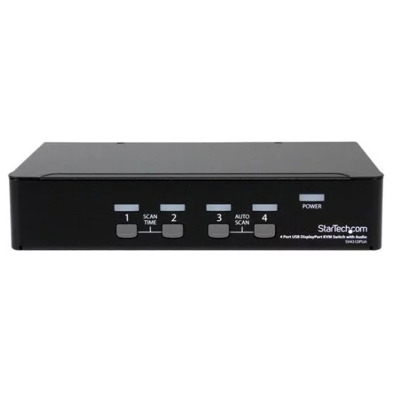 StarTech.com Commutateur KVM DisplayPort USB 4 ports avec audio StarTech.com Commutateur KVM DisplayPort USB 4 ports avec audio
