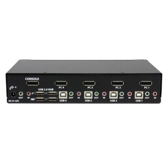 StarTech.com Commutateur KVM DisplayPort USB 4 ports avec audio StarTech.com Commutateur KVM DisplayPort USB 4 ports avec audio