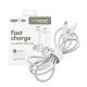 PanzerGlass empower by ® Racing 240W USB-C to USB-C Cable | USB 2.0 | 2M | Silver White câble USB Blanc