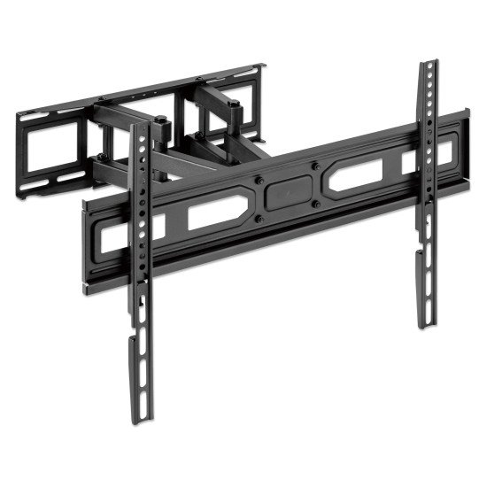 Manhattan Support mural pour TV/moniteurs (Bras articulé), écrans 32" à 65", Compatibilité VESA : de 100x100 à 600x400 mm (vérifiez les dimensions des quatre trous de fixation à l'arrière), charge max. 40 kg, noir