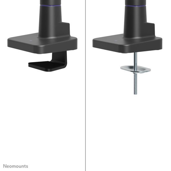 Neomounts DS70-256BL1 Support de écran à fixer gaming 24-57" - ressort à gaz - Topfix - arrêt à 180°