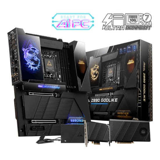 MSI MEG Z890 GODLIKE Intel Z890 LGA 1851 (Socket V1) ATX MSI MEG Z890 GODLIKE Intel Z890 LGA 1851 (Socket V1) ATX