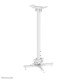 Neomounts CL25-550WH1 Support de plafond pour vidéoprojecteur - h74.5-114.5 cm - installation facile - orientable