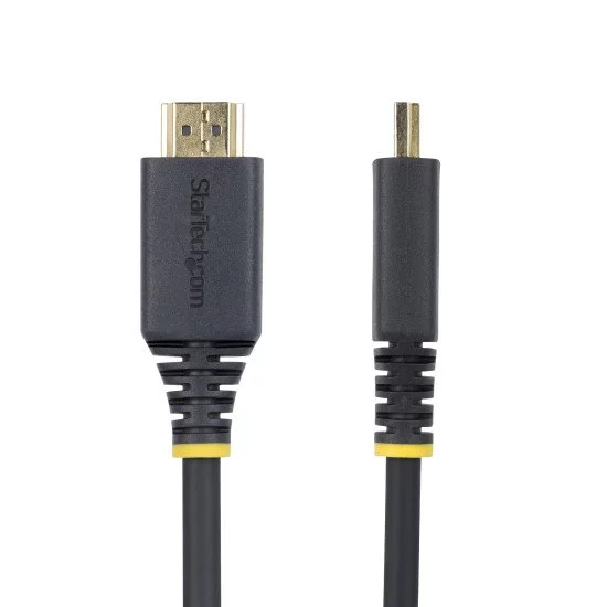 StarTech.com Câble HDMI Haut Débit de 1m Certifié Premium, 4K 60Hz/1440p 144Hz, HDR10/HDCP 2.2/ARC, 18Gbps, Cordon HDMI 2.0 UHD pour TV/Moniteur/Affichage, Gaine TPE StarTech.com Câble HDMI Haut Débit de 1m Certifié Premium, 4K 60Hz/1440p 144Hz, HDR10/HDCP 2.2/ARC, 18Gbps, Cordon HDMI 2.0 UHD pour TV/Moniteur/Affichage, Gaine TPE
