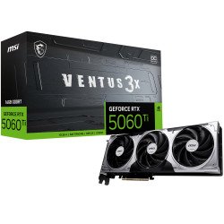 MSI VENTUS GeForce RTX 5060 TI 16G 3X OC NVIDIA 16 Go GDDR7 MSI VENTUS GeForce RTX 5060 TI 16G 3X OC NVIDIA 16 Go GDDR7