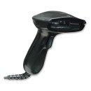 Manhattan Scanner de codes-barres CCD portable longue portée, USB, profondeur de lecture 500 mm, câble 1,5 m, lumière ambiante max. 30 000 lux, noir, garantie 3 ans