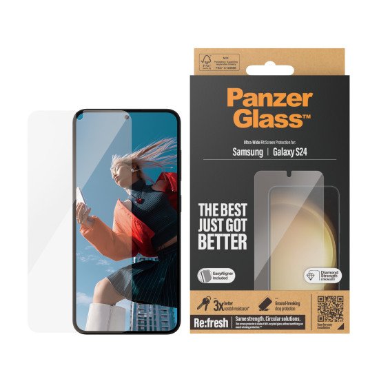 PanzerGlass Ultra Wide Fit Protection d'écran transparent Samsung 1 pièce(s)
