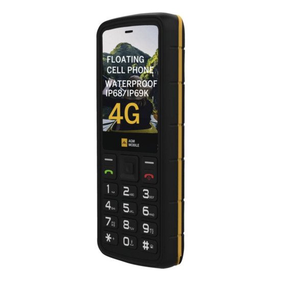 AGM M9F 4G Floating 6,1 cm (2.4") 131 g Noir, Orange Téléphone robuste