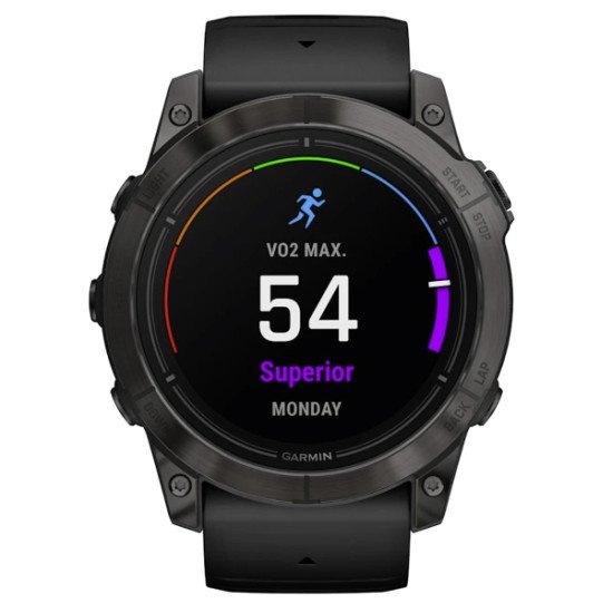Garmin epix Pro (Gen 2) 3,56 cm (1.4") AMOLED 51 mm Numérique 454 x 454 pixels Écran tactile Noir, Gris Wifi GPS (satellite)