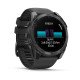 Garmin Fenix 8 3,56 cm (1.4") AMOLED 51 mm Numérique 454 x 454 pixels Écran tactile Gris Wifi GPS (satellite)