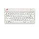 R-Go Tools Clavier ergonomique R-Go Compact Break, clavier compact avec logiciel de pause,QWERTZ (CH), Bluetooth, blanc