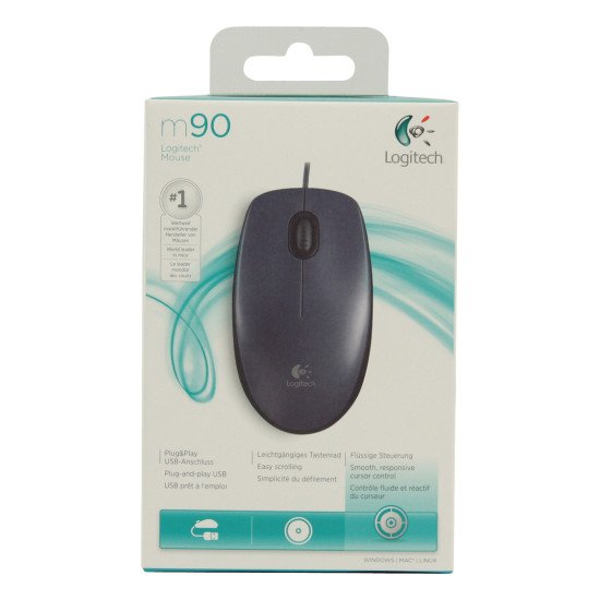 Logitech M90 Souris Optique Filaire