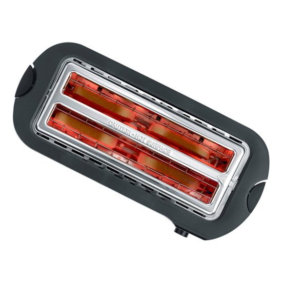 Severin AT 9341 grille-pain 4 part(s) 1400 W Noir, Acier brossé, Acier inoxydable Severin AT 9341 grille-pain 4 part(s) 1400 W Noir, Acier brossé, Acier inoxydable