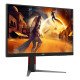 AOC G4 Q27G4ZD écran PC 68,6 cm (27") 2560 x 1440 pixels Quad HD QD-OLED Noir, Rouge