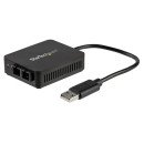 StarTech.com Adaptateur réseau USB 2.0 vers fibre optique SC jusqu'à 2 km - USB vers Ethernet 10/100 Mbps StarTech.com Adaptateur réseau USB 2.0 vers fibre optique SC jusqu'à 2 km - USB vers Ethernet 10/100 Mbps
