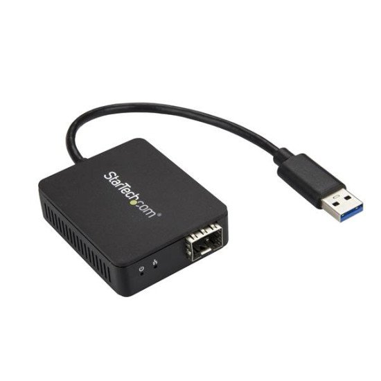 StarTech.com Adaptateur réseau USB 3.0 vers fibre optique Gigabit Ethernet avec SFP ouvert