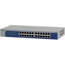 NETGEAR GS524-300EUS, 24-Port Gigabit Ethernet unmanaged Switch, Desktop Non-géré Gigabit Ethernet (10/100/1000) NETGEAR GS524-300EUS, 24-Port Gigabit Ethernet unmanaged Switch, Desktop Non-géré Gigabit Ethernet (10/100/1000)