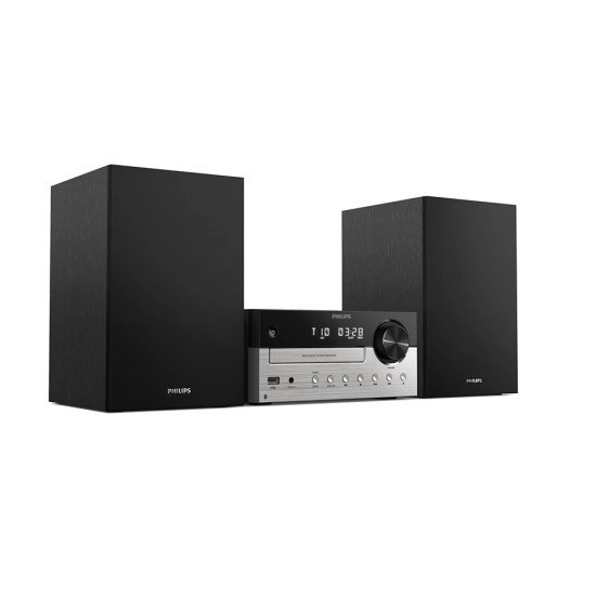 Philips TAM4205M2/12 ensemble audio pour la maison Système micro audio domestique 80 W Noir, Argent