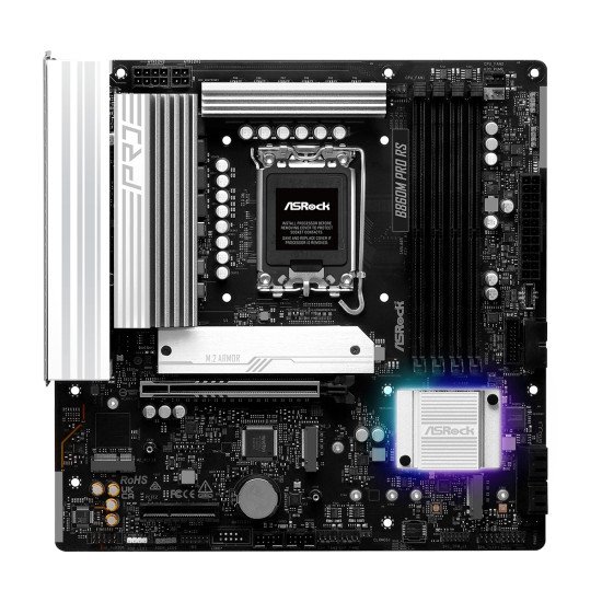 Asrock B860M Pro RS Intel B860 LGA 1851 (Socket V1) micro ATX Asrock B860M Pro RS Intel B860 LGA 1851 (Socket V1) micro ATX