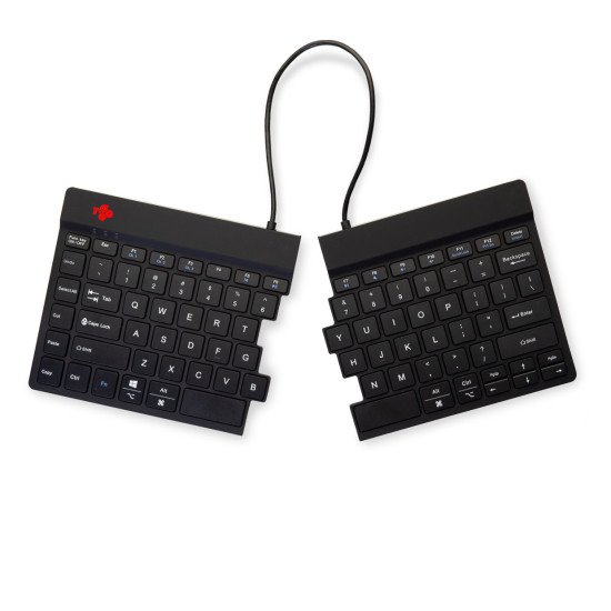 R-Go Tools Split RGOSBUSWLBL clavier Bluetooth QWERTY Anglais américain Noir