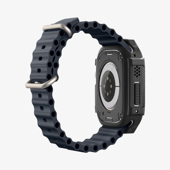 Spigen Rugged Armor Étui Noir Polyuréthane thermoplastique (TPU)