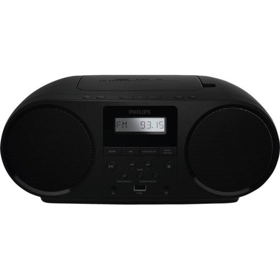 Philips TAZ5000/10 Lecteur de CD Lecteur CD portable Noir