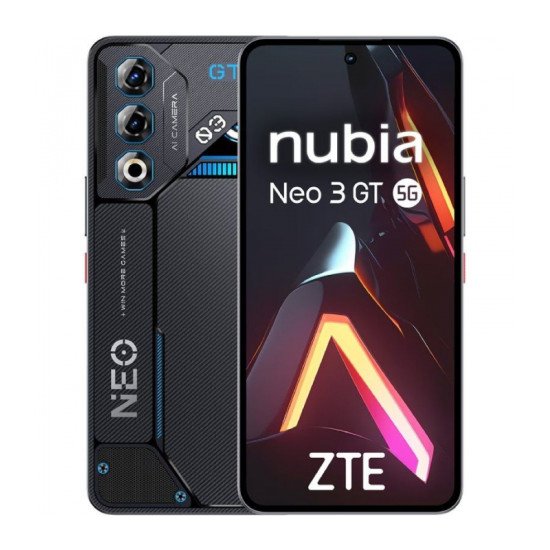 Nubia Neo 3 GT 5G 17,3 cm (6.8") Double SIM USB Type-C 12 Go 256 Go 6000 mAh Gris Nubia Neo 3 GT 5G 17,3 cm (6.8") Double SIM USB Type-C 12 Go 256 Go 6000 mAh Gris