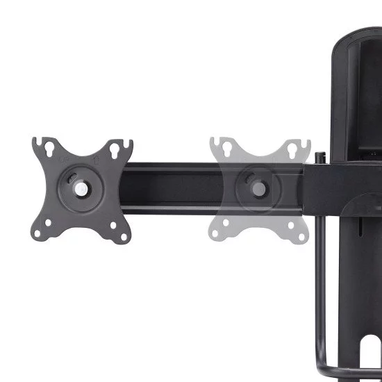 StarTech.com Support de Bureau pour Double Écrans de 27 pouces, Montage VESA 75x75/100x100, Réglage de la Hauteur Sans Outil, Jusqu'à 6kg par Écran StarTech.com Support de Bureau pour Double Écrans de 27 pouces, Montage VESA 75x75/100x100, Réglage de la Hauteur Sans Outil, Jusqu'à 6kg par Écran